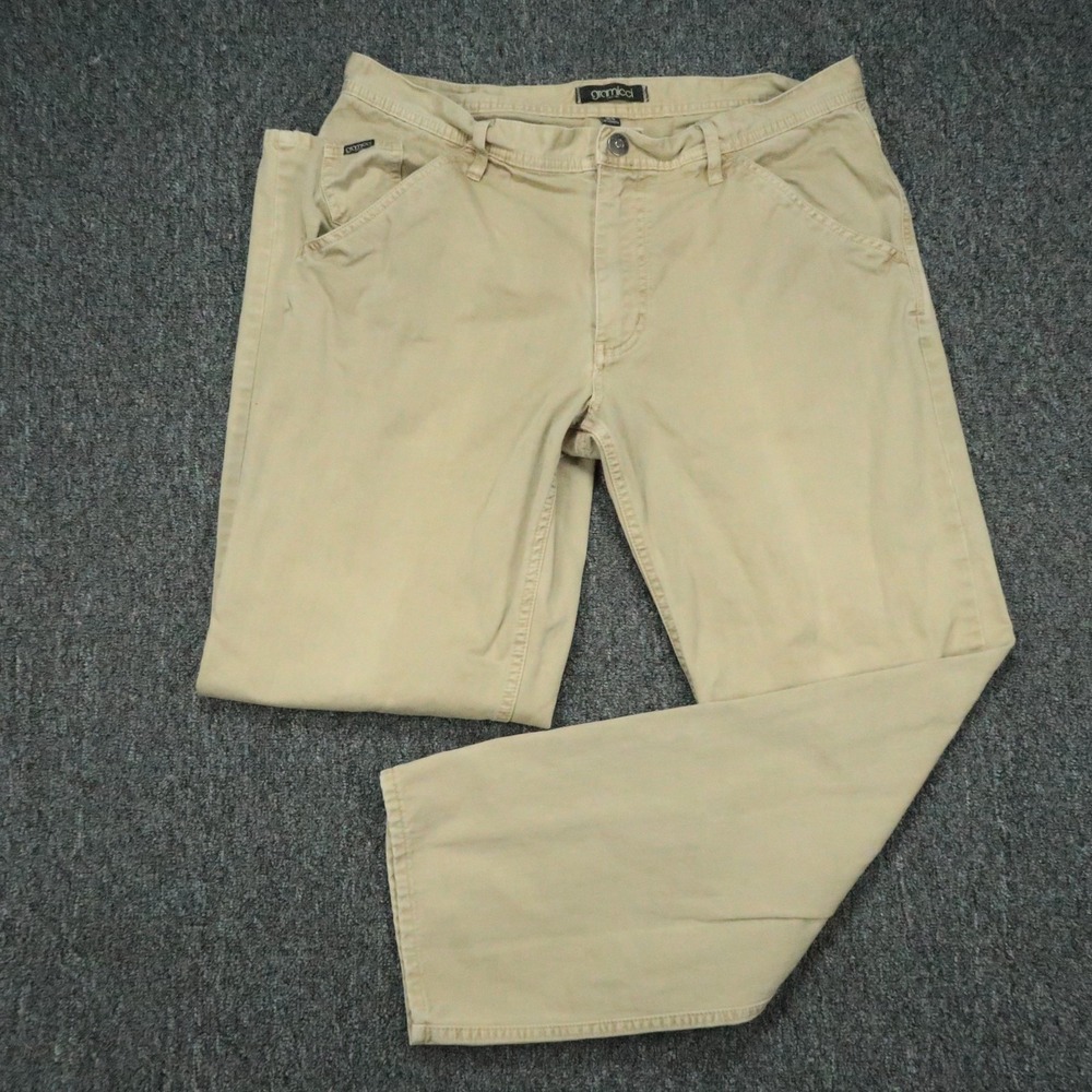 Gramicci Pants Mens 34x30 Khaki Tan 5 Pocket Chino Hiking Climbing Outdoor